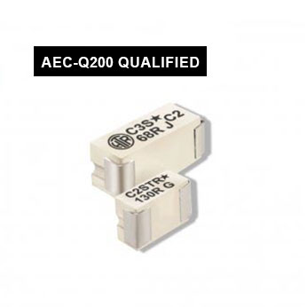 2 'HCAS Resistor' product model, with text AEC-Q200 QUALIFIED written above